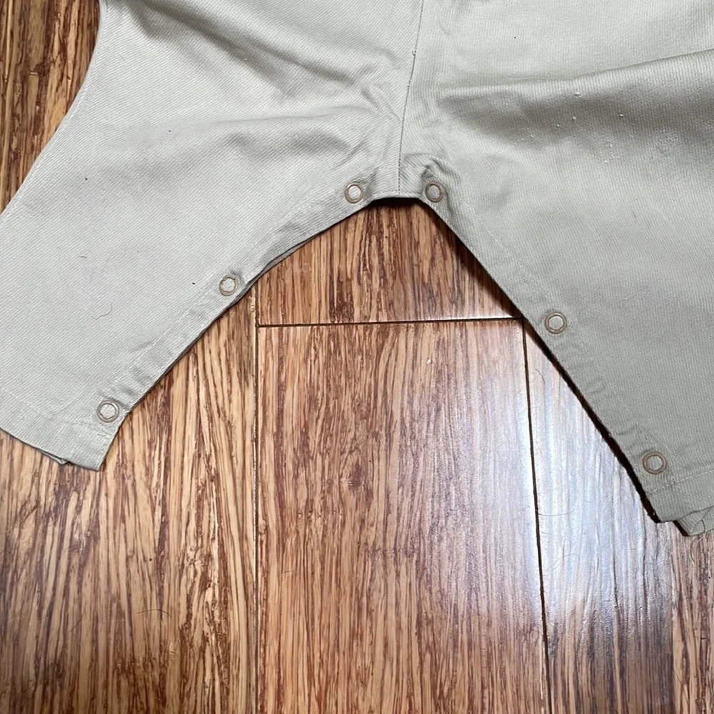 Vintage baby boy khaki snap leg pants size XL